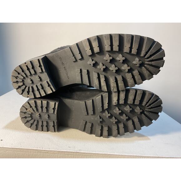 Stuart Weitzman 'Amber' Black Suede Over-The-Knee Boots Size 6 - Picture 4 of 4